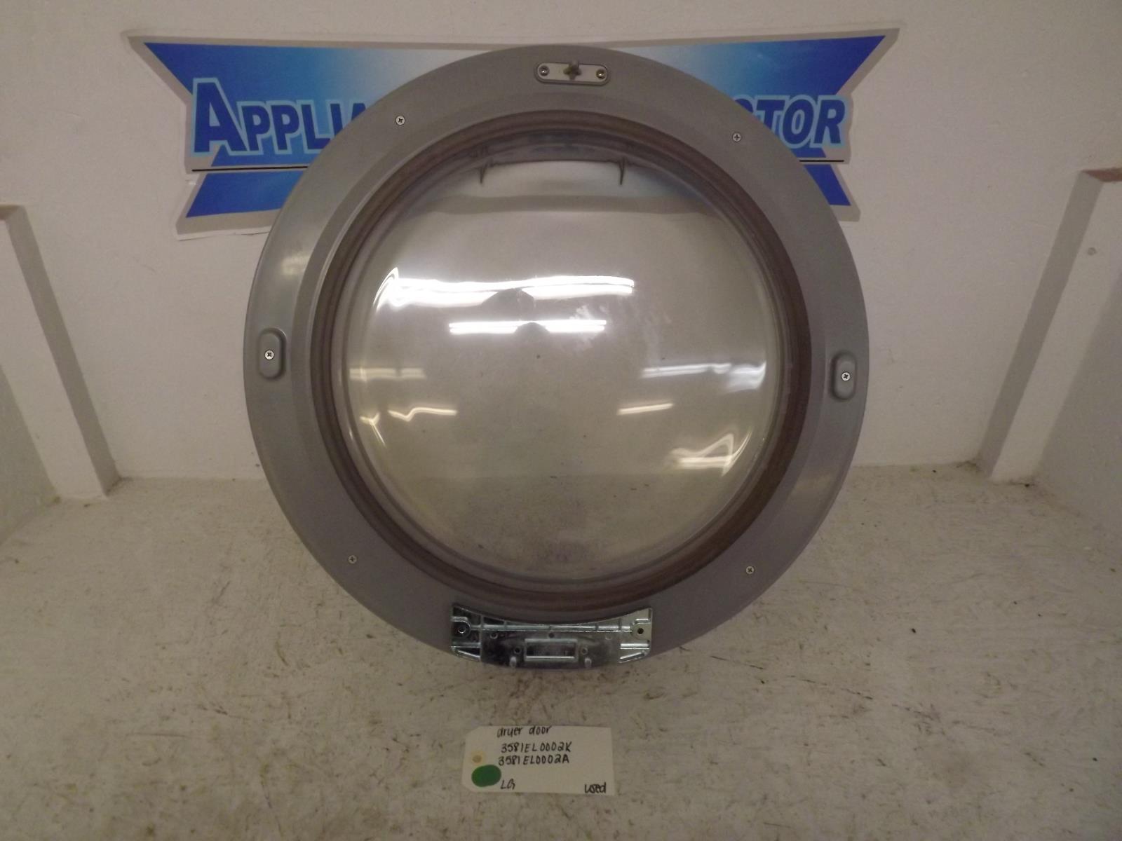 LG Dryer 3581EL0002K 3581EL0002A Door Used LG Dryer 3581EL0002K 3581EL0002A Door Used